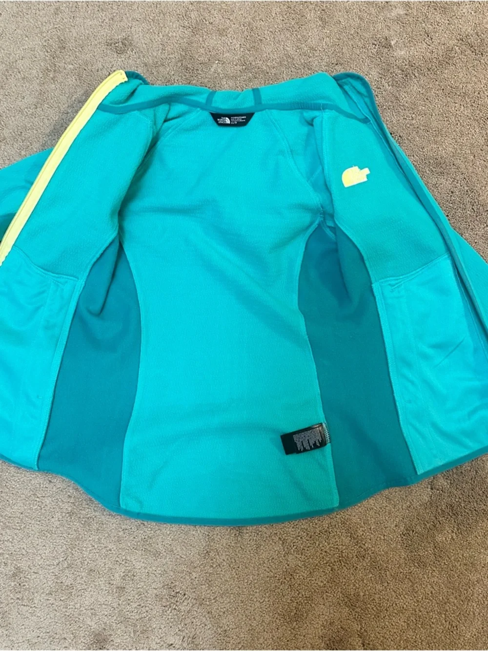 Women’s XS North Face Arcata Hoodie Full Zip Lightweight Jacket Gorpcore Green